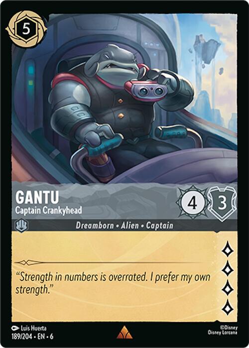 Gantu - Captain Crankyhead (189/204) [Azurite Sea] | Galactic Gamez