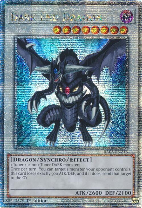 Dark End Dragon (Quarter Century Secret Rare) [RA03-EN216] Quarter Century Secret Rare | Galactic Gamez