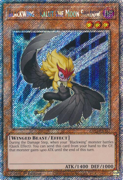 Blackwing - Kalut the Moon Shadow (Platinum Secret Rare) [RA03-EN217] Platinum Secret Rare | Galactic Gamez