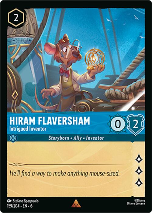 Hiram Flaversham - Intrigued Inventor (159/204) [Azurite Sea] | Galactic Gamez