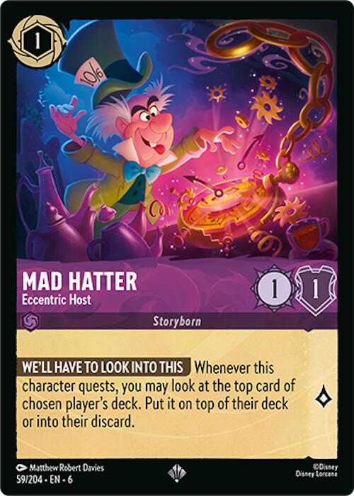 Mad Hatter - Eccentric Host (59/204) [Azurite Sea] | Galactic Gamez