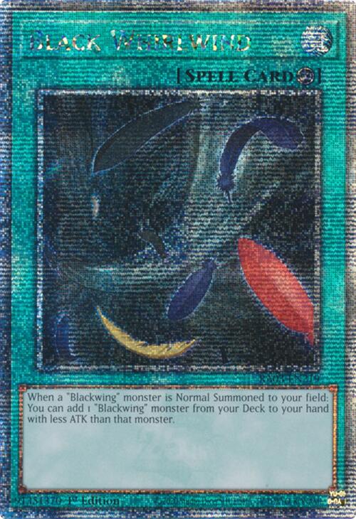 Black Whirlwind (Quarter Century Secret Rare) [RA03-EN219] Quarter Century Secret Rare | Galactic Gamez