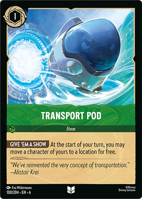 Transport Pod (100/204) [Azurite Sea] | Galactic Gamez