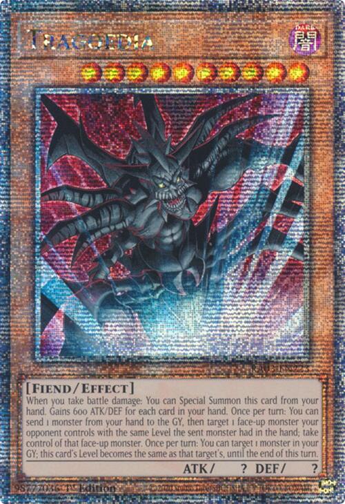 Tragoedia (Quarter Century Secret Rare) [RA03-EN223] Quarter Century Secret Rare | Galactic Gamez