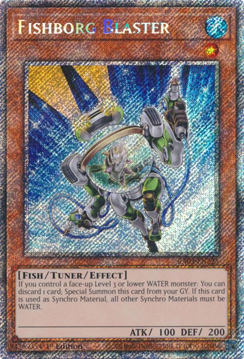 Fishborg Blaster (Platinum Secret Rare) [RA03-EN225] Platinum Secret Rare | Galactic Gamez