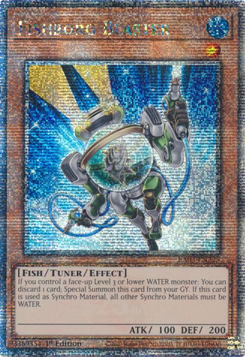 Fishborg Blaster (Quarter Century Secret Rare) [RA03-EN225] Quarter Century Secret Rare | Galactic Gamez