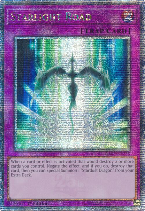 Starlight Road (Quarter Century Secret Rare) [RA03-EN235] Quarter Century Secret Rare | Galactic Gamez