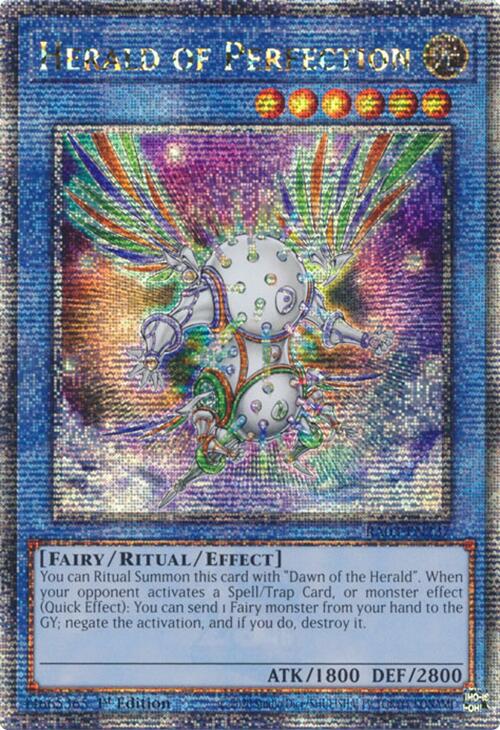 Herald of Perfection (Quarter Century Secret Rare) [RA03-EN237] Quarter Century Secret Rare | Galactic Gamez