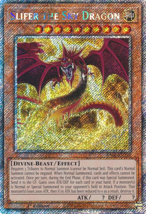 Slifer the Sky Dragon (Platinum Secret Rare) [RA03-EN244] Platinum Secret Rare | Galactic Gamez