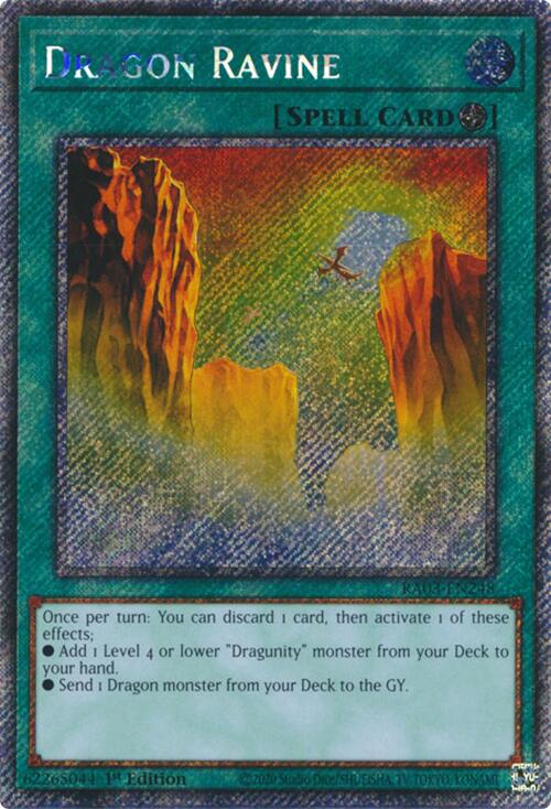 Dragon Ravine (Platinum Secret Rare) [RA03-EN248] Platinum Secret Rare | Galactic Gamez