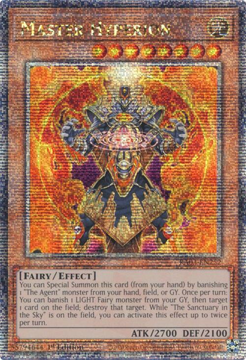 Master Hyperion (Quarter Century Secret Rare) [RA03-EN252] Quarter Century Secret Rare | Galactic Gamez