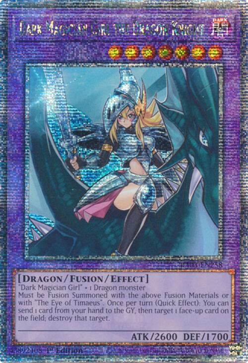 Dark Magician Girl the Dragon Knight (Quarter Century Secret Rare) [RA03-EN258] Quarter Century Secret Rare | Galactic Gamez