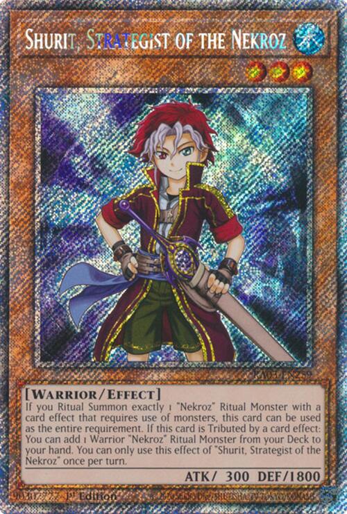 Shurit, Strategist of the Nekroz (Platinum Secret Rare) [RA03-EN259] Platinum Secret Rare | Galactic Gamez