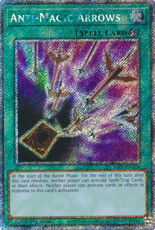 Anti-Magic Arrows (Platinum Secret Rare) [RA03-EN264] Platinum Secret Rare | Galactic Gamez