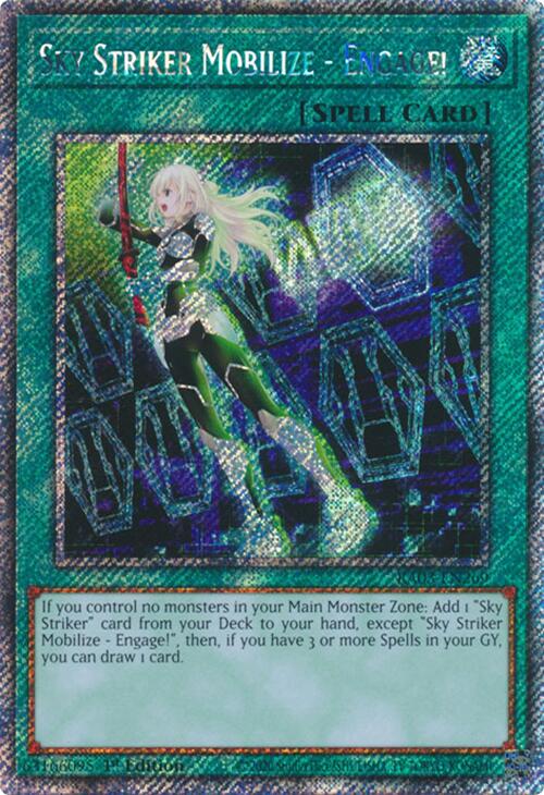 Sky Striker Mobilize - Engage! (Platinum Secret Rare) [RA03-EN269] Platinum Secret Rare | Galactic Gamez