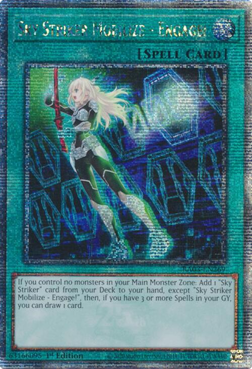 Sky Striker Mobilize - Engage! (Quarter Century Secret Rare) [RA03-EN269] Quarter Century Secret Rare | Galactic Gamez