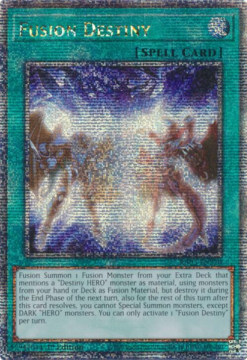 Fusion Destiny (Quarter Century Secret Rare) [RA03-EN270] Quarter Century Secret Rare | Galactic Gamez