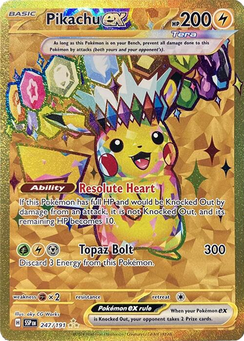 Pikachu ex (247/191) [Scarlet & Violet: Surging Sparks] | Galactic Gamez