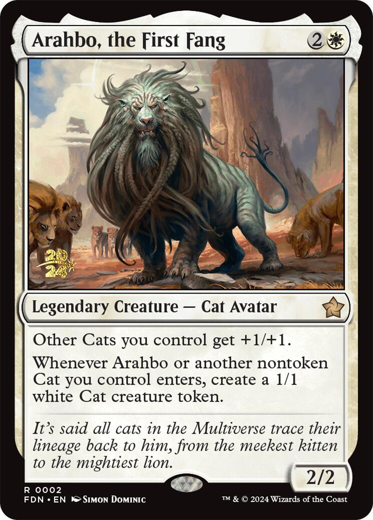 Arahbo, the First Fang [Foundations Prerelease Promos] | Galactic Gamez