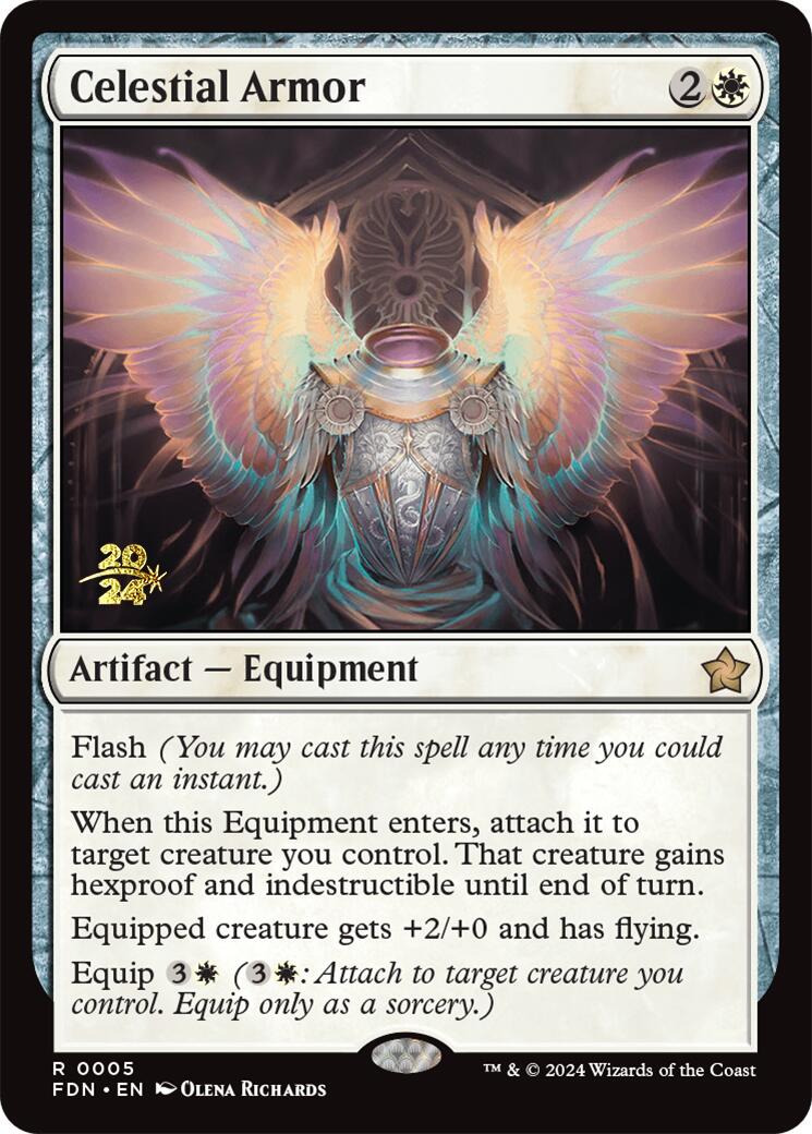 Celestial Armor [Foundations Prerelease Promos] | Galactic Gamez