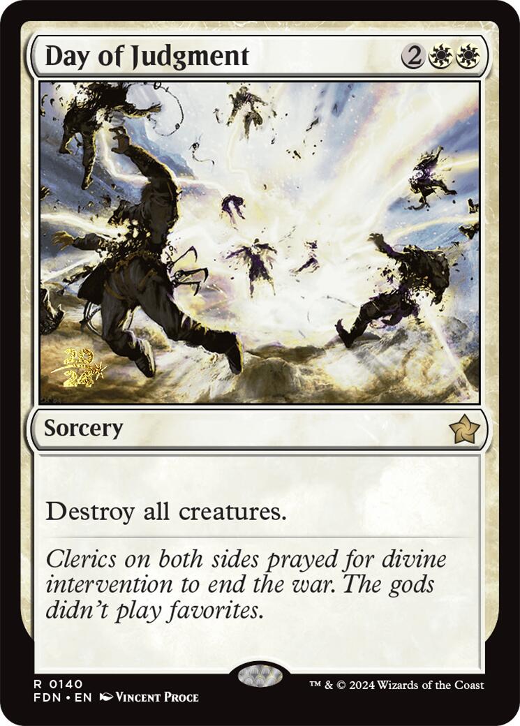 Day of Judgment [Foundations Prerelease Promos] | Galactic Gamez