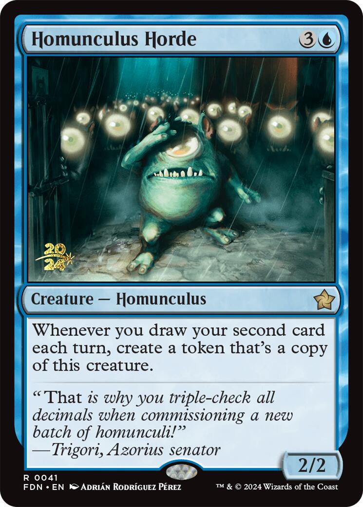 Homunculus Horde [Foundations Prerelease Promos] | Galactic Gamez