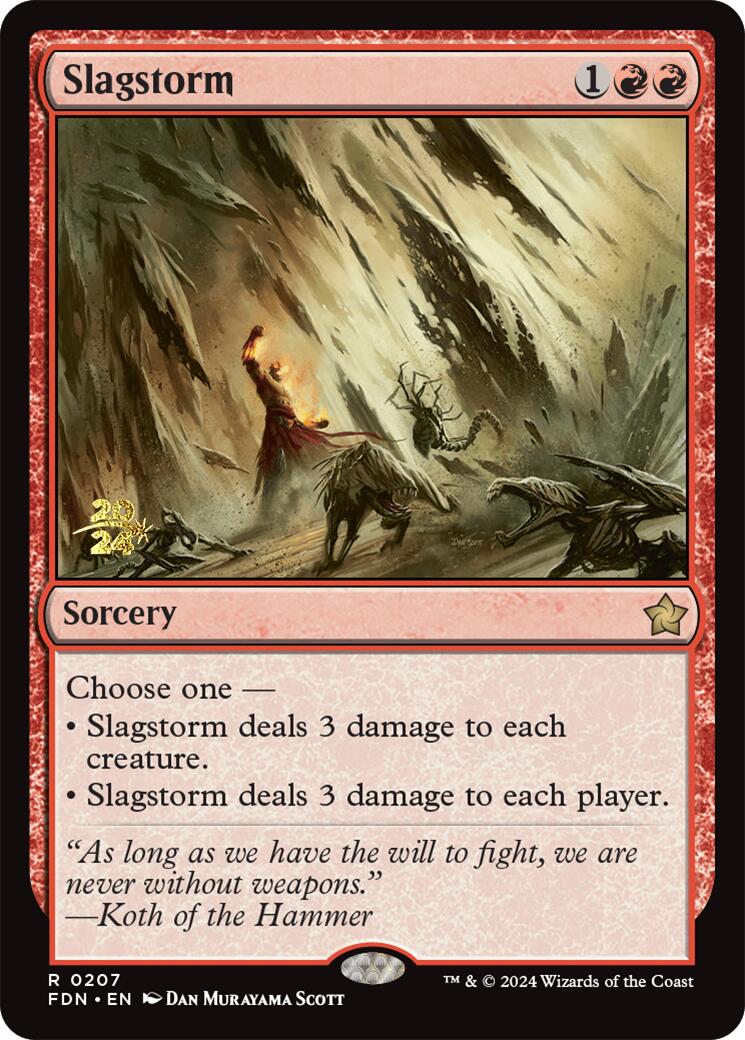 Slagstorm [Foundations Prerelease Promos] | Galactic Gamez