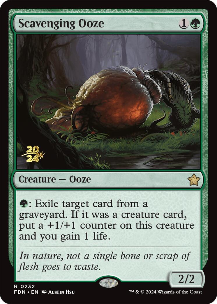 Scavenging Ooze [Foundations Prerelease Promos] | Galactic Gamez