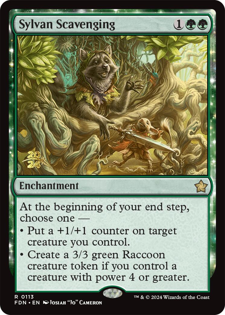 Sylvan Scavenging [Foundations Prerelease Promos] | Galactic Gamez
