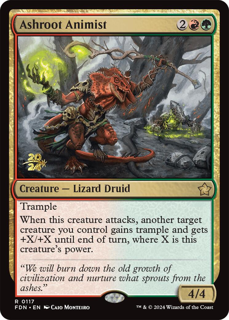 Ashroot Animist [Foundations Prerelease Promos] | Galactic Gamez