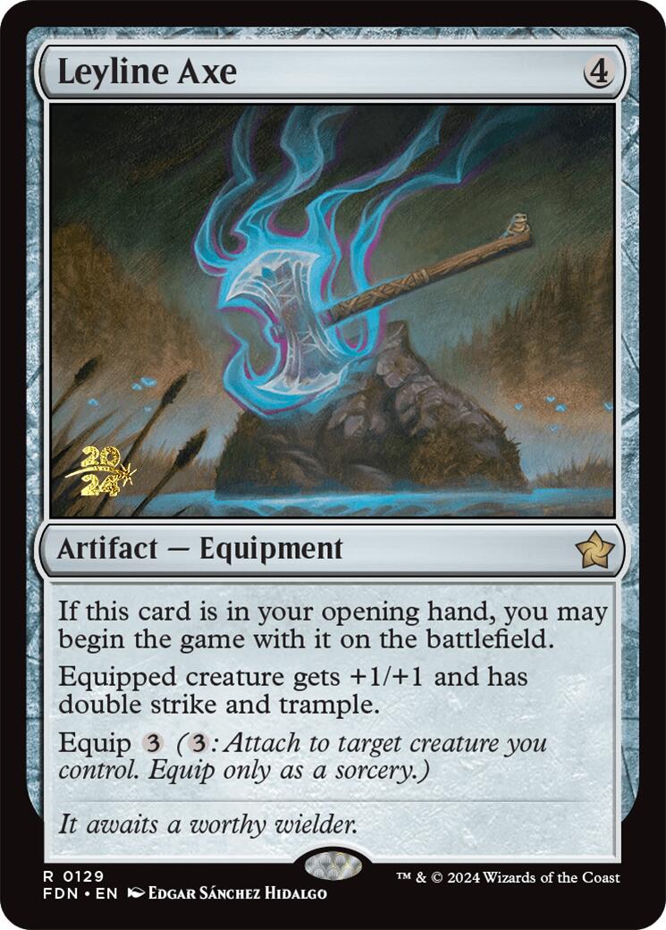 Leyline Axe [Foundations Prerelease Promos] | Galactic Gamez