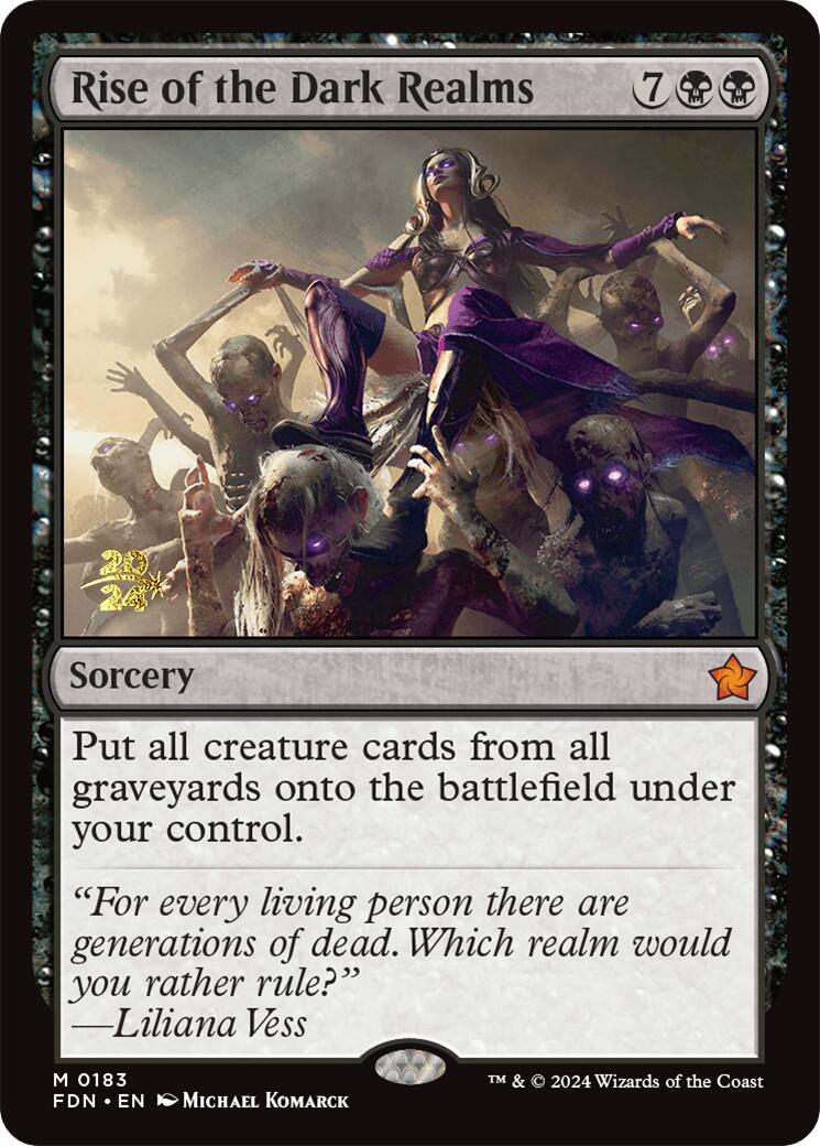Rise of the Dark Realms [Foundations Prerelease Promos] | Galactic Gamez