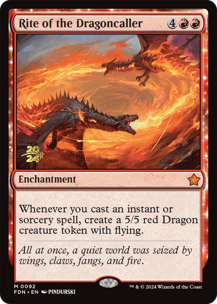 Rite of the Dragoncaller [Foundations Prerelease Promos] | Galactic Gamez
