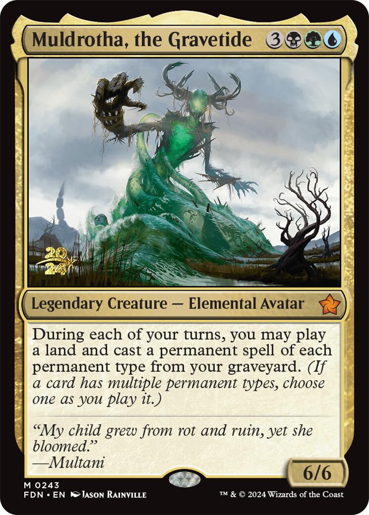 Muldrotha, the Gravetide [Foundations Prerelease Promos] | Galactic Gamez