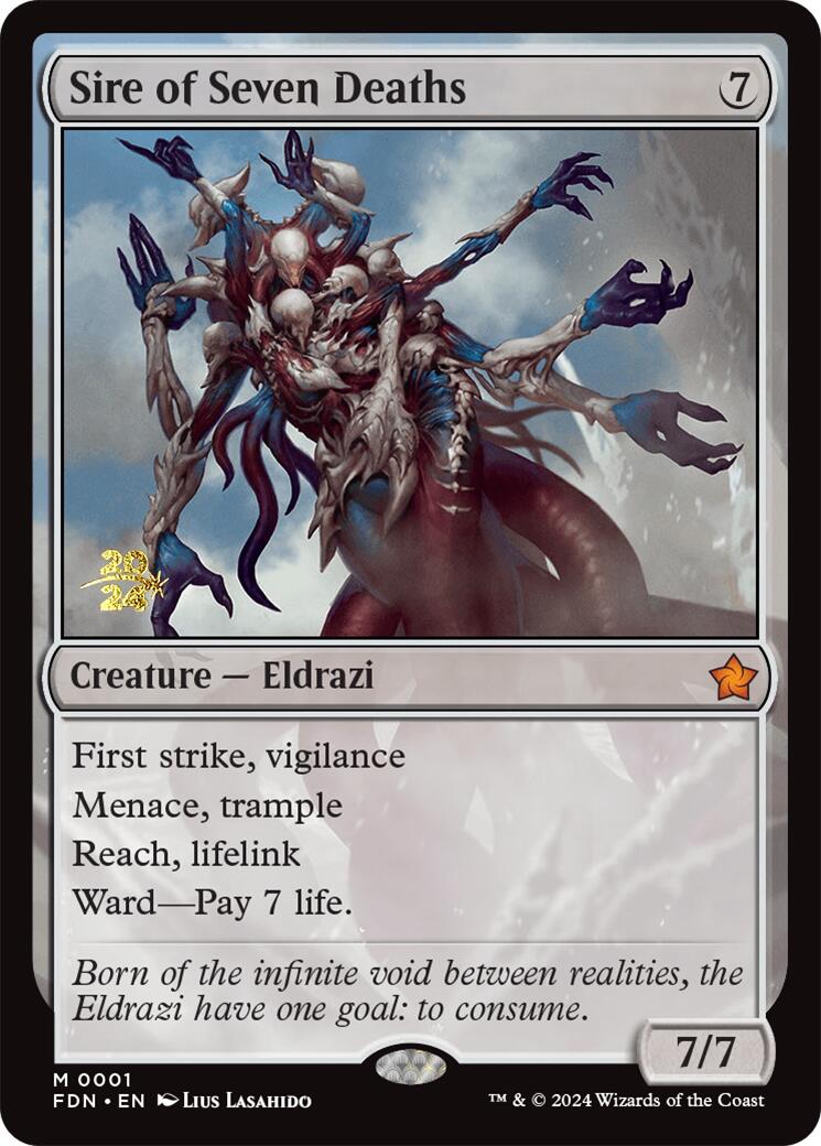 Sire of Seven Deaths [Foundations Prerelease Promos] | Galactic Gamez