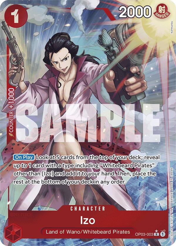 Izo (OP03-003) (Full Art) [Premium Booster -The Best-] | Galactic Gamez