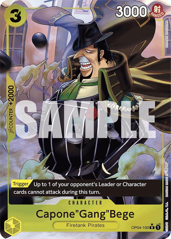 Capone"Gang"Bege (OP04-100) (Full Art) [Premium Booster -The Best-] | Galactic Gamez