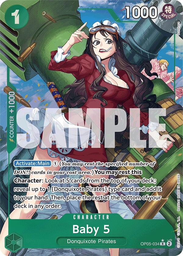 Baby 5 (OP05-034) (Alternate Art) [Premium Booster -The Best-] | Galactic Gamez