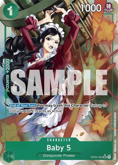 Baby 5 (OP04-032) (Full Art) [Premium Booster -The Best-] | Galactic Gamez