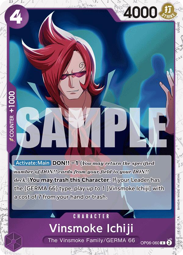 Vinsmoke Ichiji (OP06-060) (Jolly Roger Foil) [Premium Booster -The Best-] | Galactic Gamez