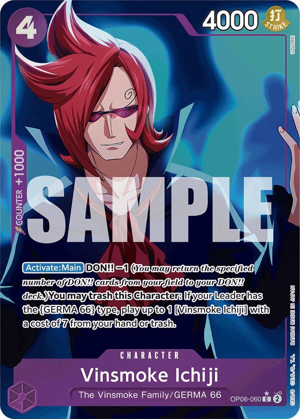 Vinsmoke Ichiji (OP06-060) (Full Art) [Premium Booster -The Best-] | Galactic Gamez