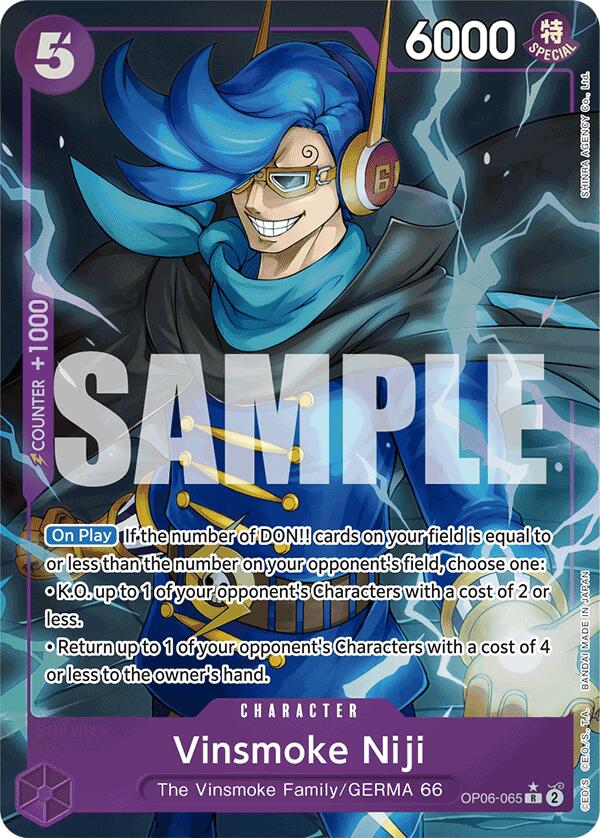 Vinsmoke Niji (OP06-065) (Alternate Art) [Premium Booster -The Best-] | Galactic Gamez