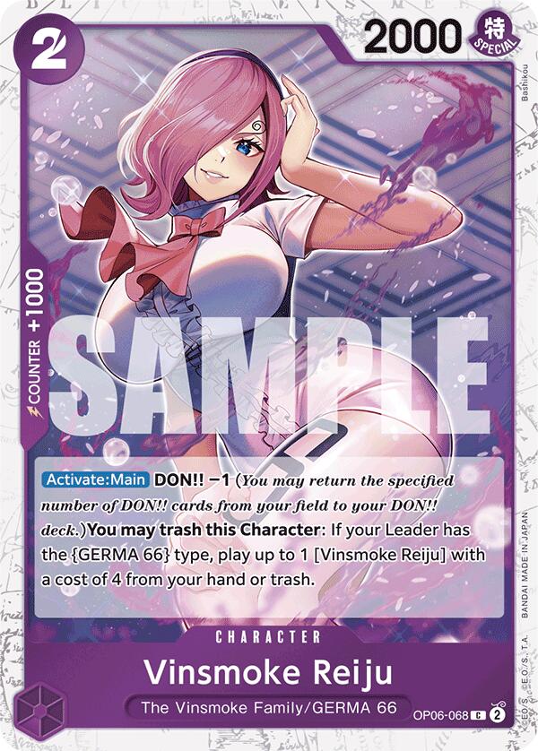 Vinsmoke Reiju (OP06-068) (Jolly Roger Foil) [Premium Booster -The Best-] | Galactic Gamez