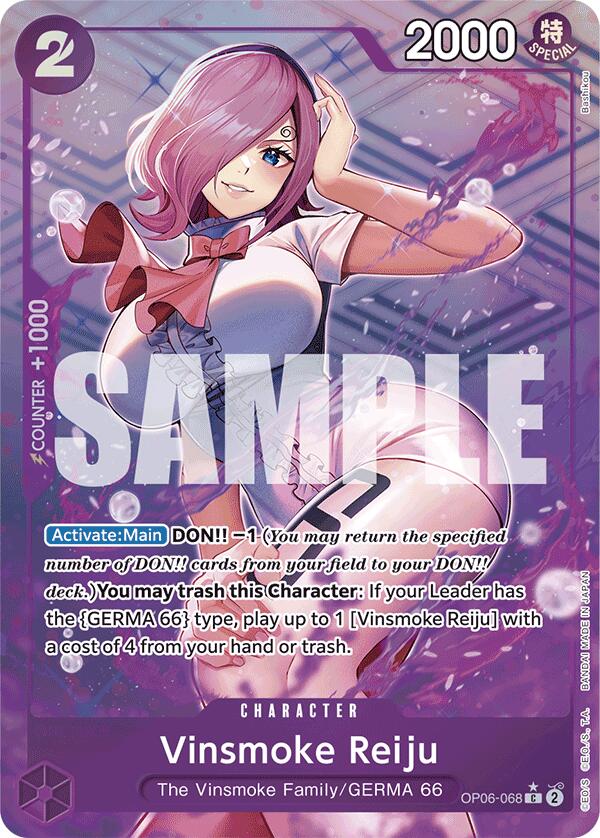 Vinsmoke Reiju (OP06-068) (Full Art) [Premium Booster -The Best-] | Galactic Gamez