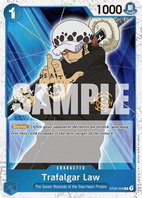 Trafalgar Law (ST03-008) (Jolly Roger Foil) [Premium Booster -The Best-] | Galactic Gamez