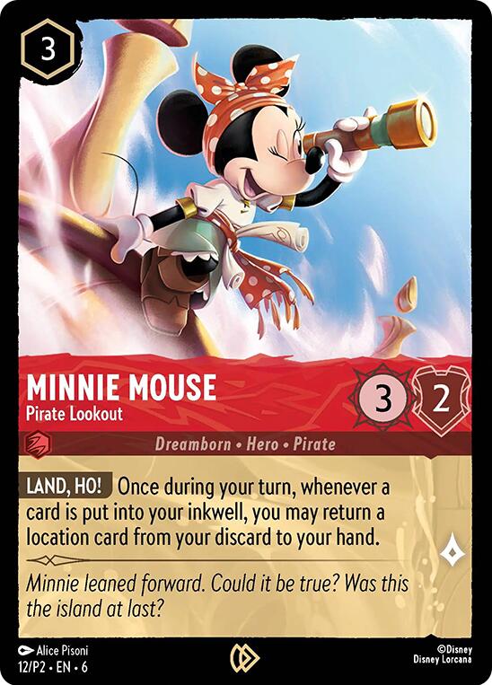 Minnie Mouse - Pirate Lookout (12/P2) [Promo Cards] | Galactic Gamez