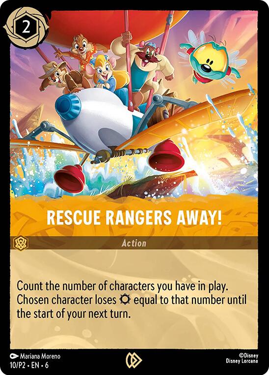 Rescue Rangers Away! (10/P2) [Promo Cards] | Galactic Gamez