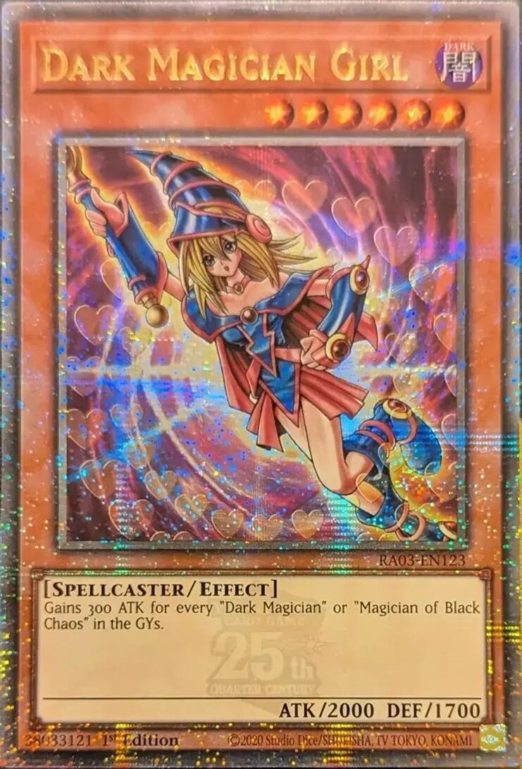 Dark Magician Girl (Quarter Century Secret Rare) (C) [RA03-EN123] Quarter Century Secret Rare | Galactic Gamez