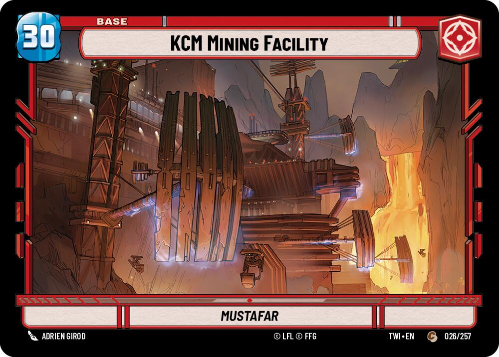 KCM Mining Facility // Battle Droid (026/257 // T01/T02) (026/257 // T01/T02) [Twilight of the Republic] | Galactic Gamez