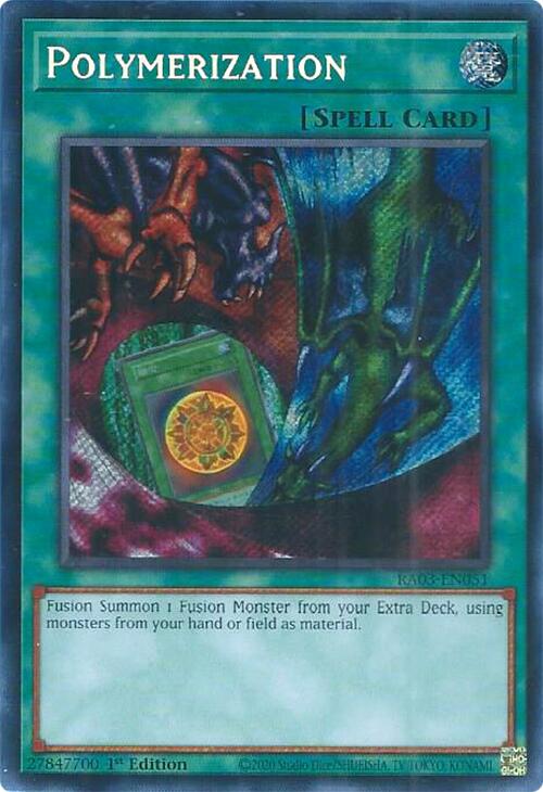 Polymerization (Alternate Art) (Secret Rare) [RA03-EN051] Secret Rare | Galactic Gamez